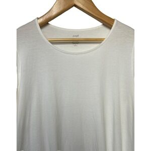 Pure Jill J Jill  Scoop‎ Neck Elliptical Tee 100% Pima Cotton Women's Size 1XL